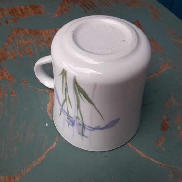 Vintage Mug Corning Ware Blue Iris Flower Rare - Picture 13 of 15